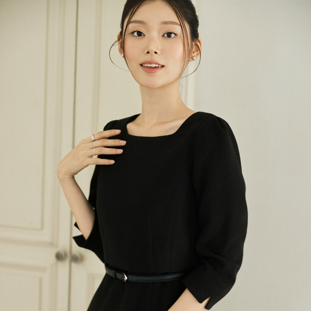 로엠 밑단 시스루 레이어드 원피스 RMOWG49ST1 상품 이미지