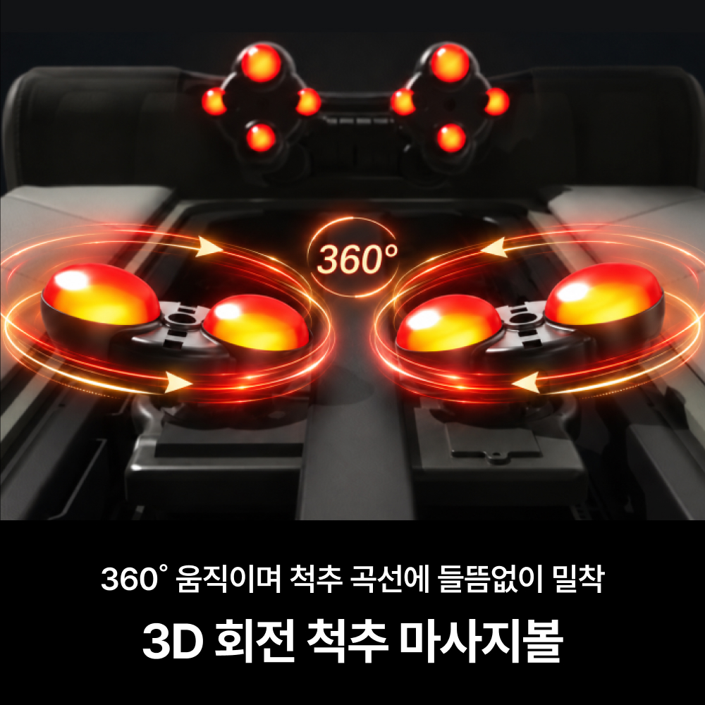 휴플러스 김프로 전신 마사지기 안마베드 안마 매트 마사지 KIMPRO-25 - 상세 이미지 3