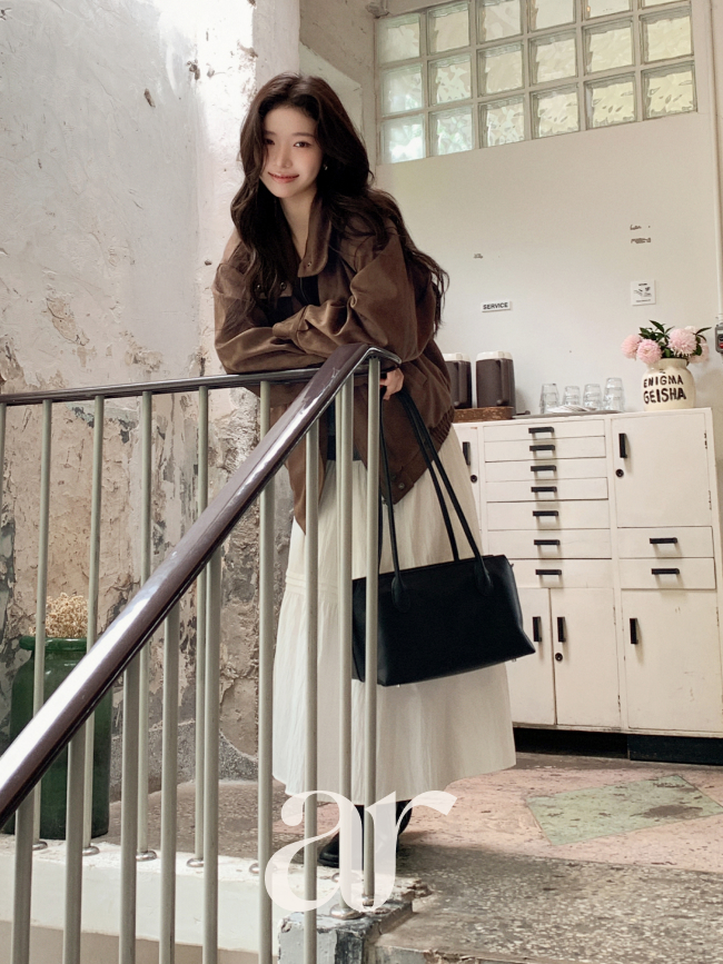 (국내제작) 스웨이드 블루종 점퍼 jp790 이미지 8