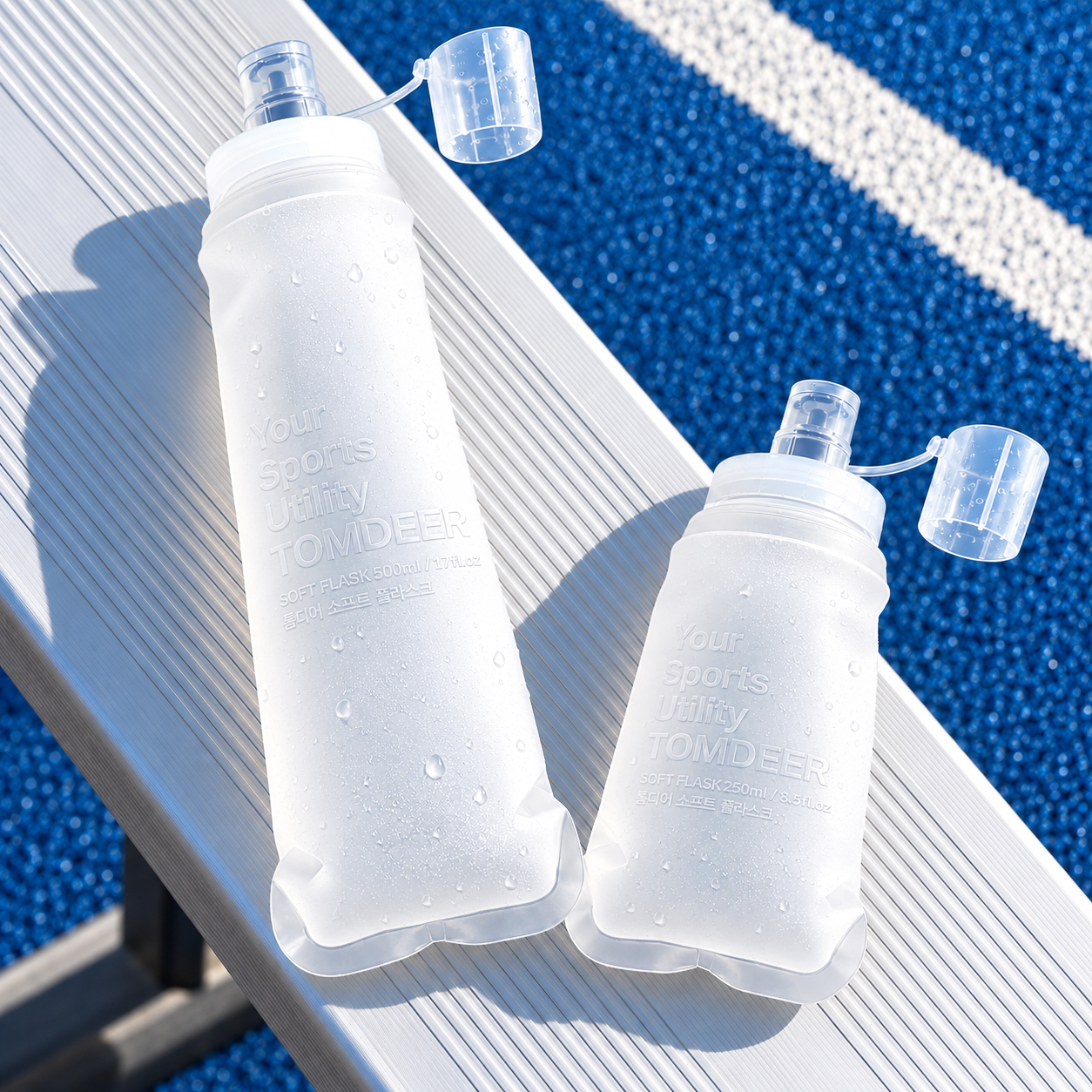 톰디어 퓨어 러닝 스포츠 물병 소프트플라스크 500ml 상품 이미지