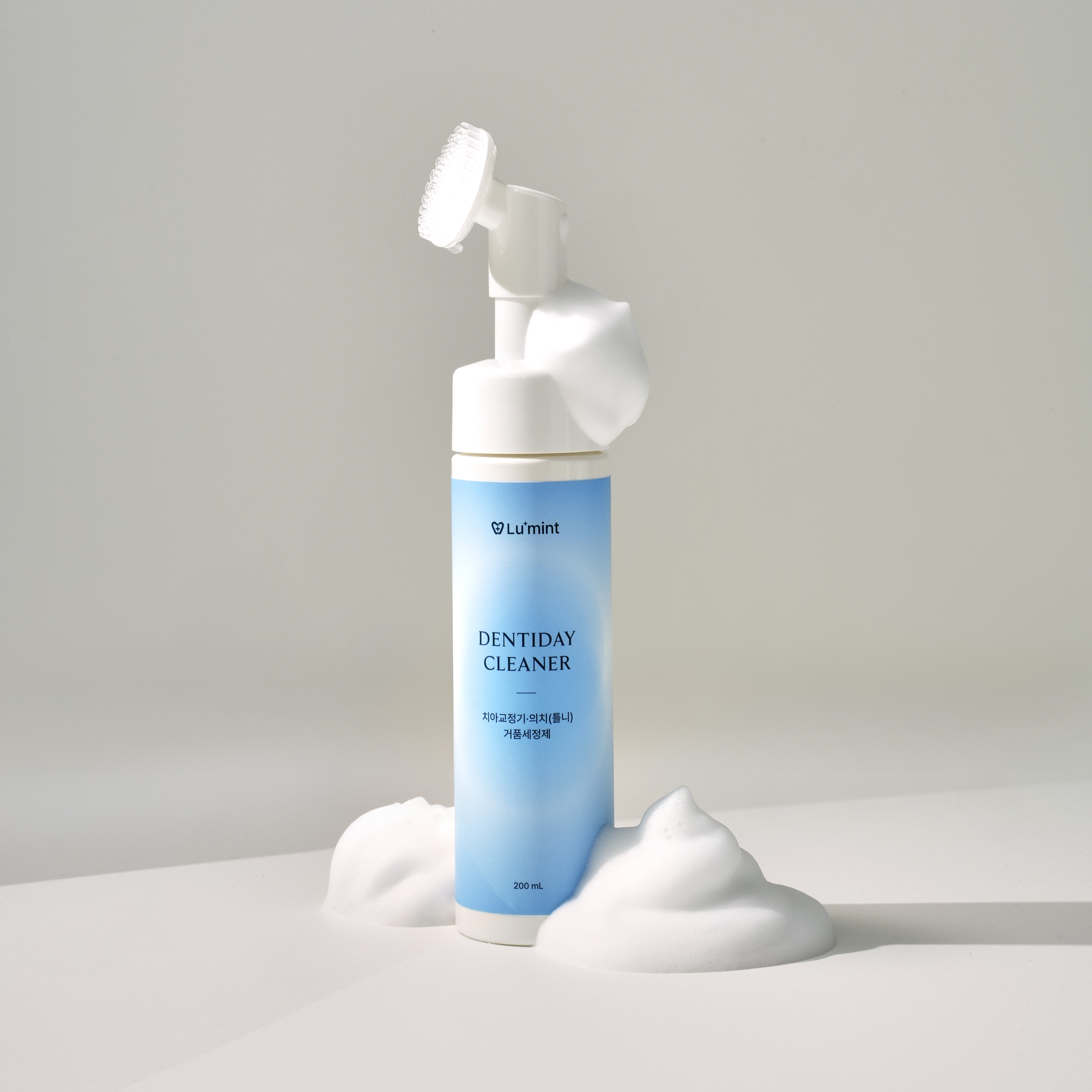 덴티데이 클리너 치아교정기세정제 교정유지장치 유지기 틀니 세정제 의치 세척 200ml - 상세 이미지 4