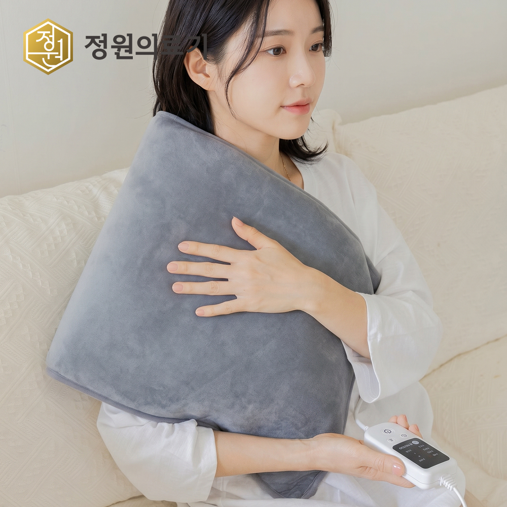 온열찜질기 전기 찜질팩 맥반석 황토 목 어깨 허리 배 복부 무릎 원적외선 찜질기 찜질매트 상품 이미지