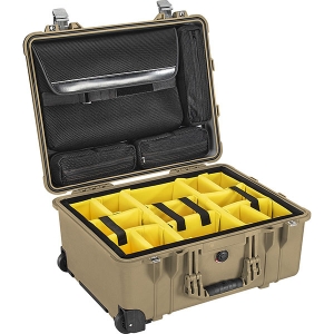 1560SC 라지 캐리온 하드케이스 (With Padded Dividers) 탄(TAN) 모래색