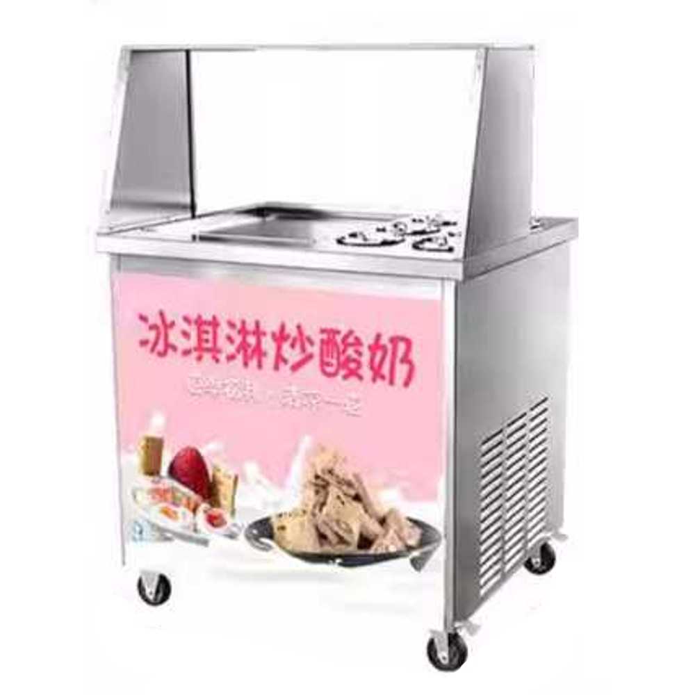 철판 아이스크림 기계 전기 수제 행사장 롤스무디 단일 6구 805W 3.5cm - 상품 이미지