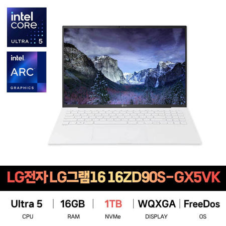 SP_LG전자 LG그램16 16ZD90S-GX5VK 16GB 1TB 재고보유