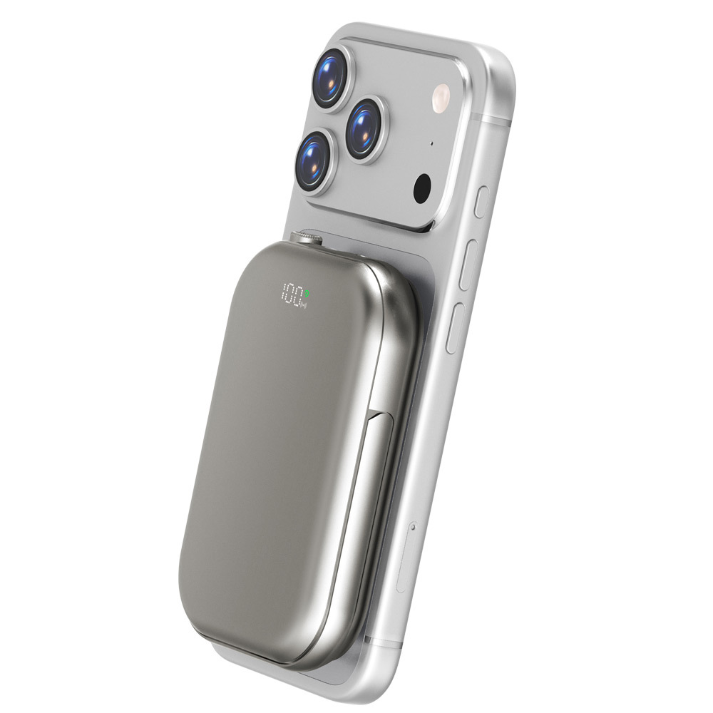 UM2 3in1 마그네틱 보조배터리 맥세이프 고속 PD충전 폴딩 스탠드 10,000mAh - 상세 이미지 4