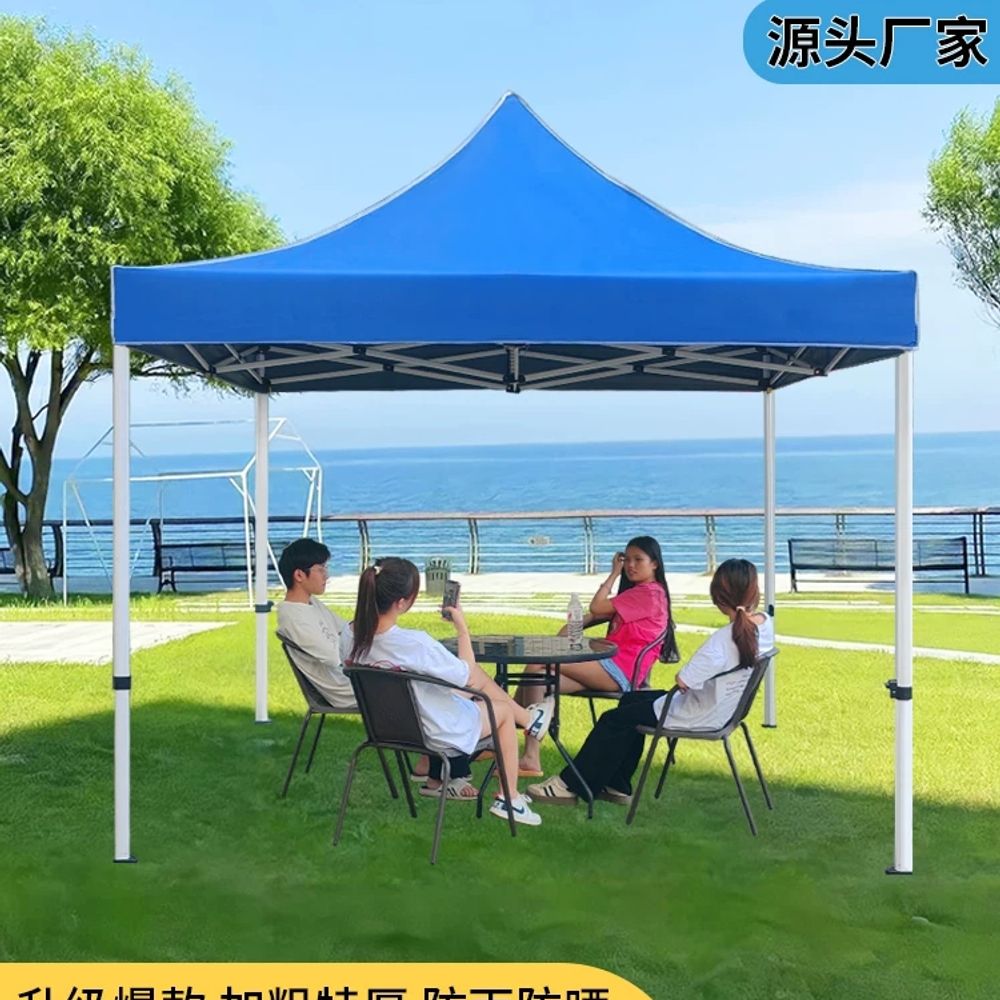 야외 바람막이 조립식캐노피천막 사각 자동랙 - 상세 이미지 3