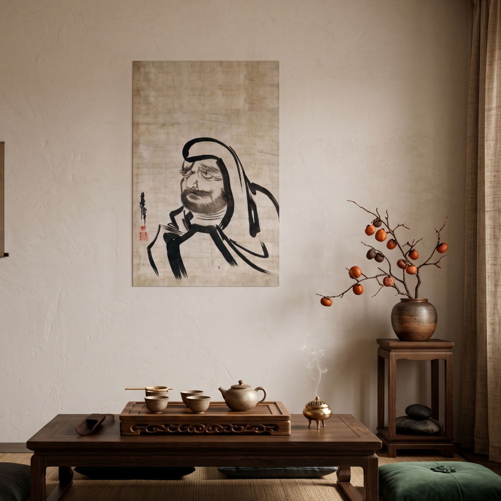 달마도 그림 액자 액막이 이사 선물 개업 집들이선물 달마도 액자 액운 방지 이미지 8