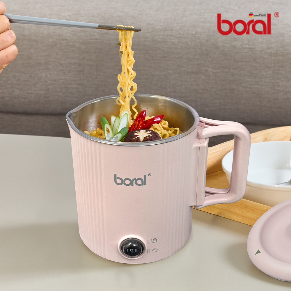 보랄 트래블 스텐 멀티 전기포트 여행용 캠핑용 해외여행 듀얼전압 110V 220V SUS304 BR-W330GF - 상세 이미지 5