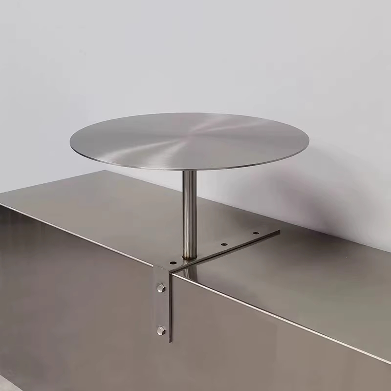 카페 벽 테이블 모던 커피숍 사이드 원형 탁자 선반 30cm 원탁 - 상세 이미지 2