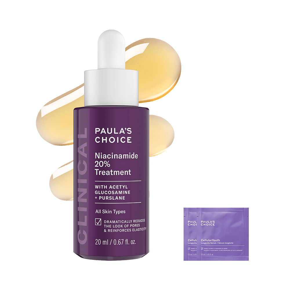 [넾다 7% 적립] 폴라초이스 클리니컬 나이아신아마이드 20% 트리트먼트 20ml +(#수분플럼핑크림 3ml + #모공텐션세럼 1ml) - 상품 이미지