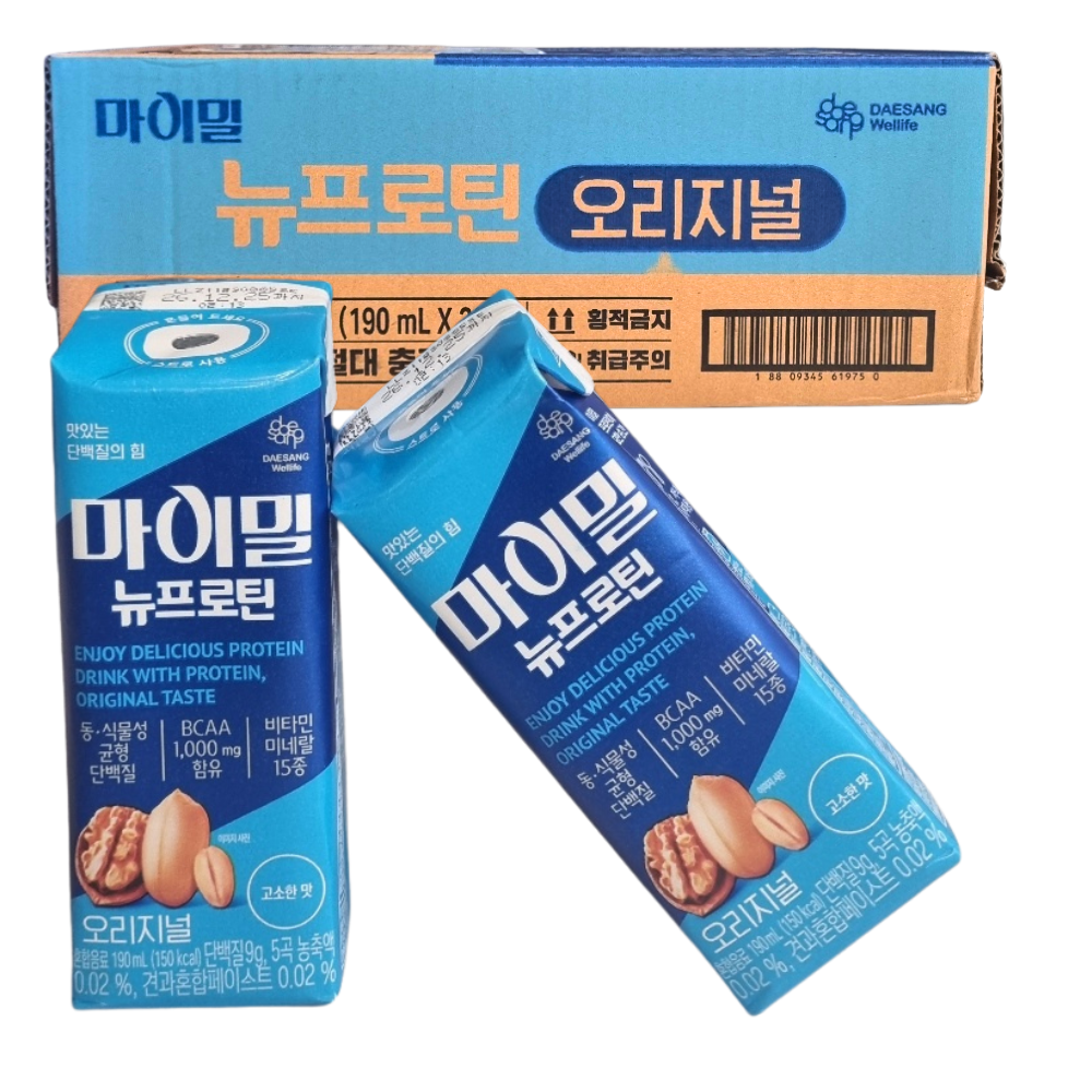 마이밀 뉴프로틴 오리지널 190ml 24입 x2박스 (48입) - 상품 이미지