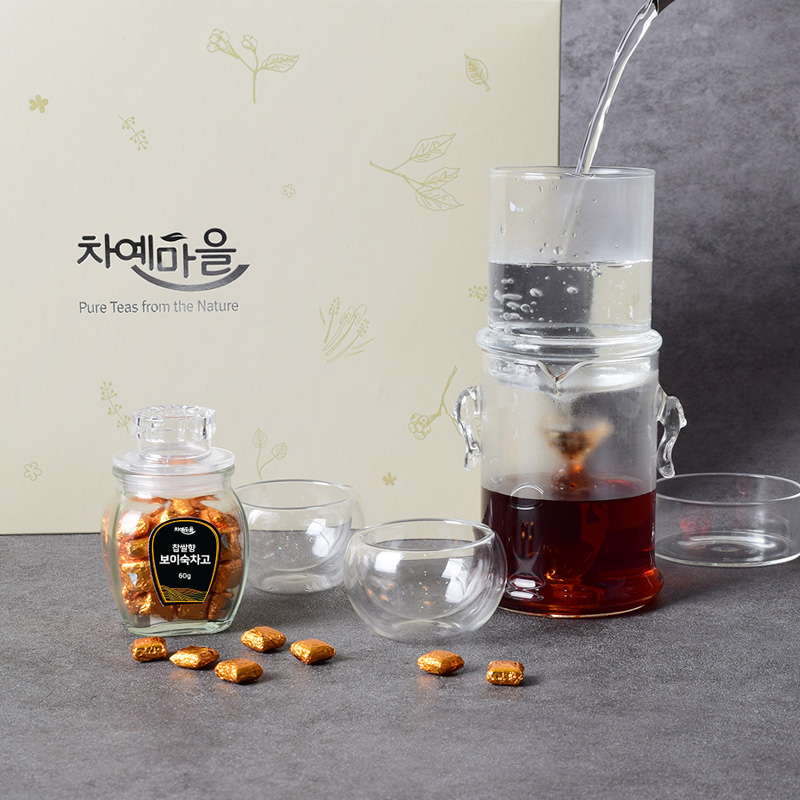 차예마을 달여만든 고농축 동결건조 보이차고 찹쌀향 보이숙차고 60.1g, 1개 - 상품 이미지