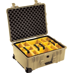 1560WD 라지 캐리온 하드케이스 (With Padded Dividers) 탄(TAN) 모래색