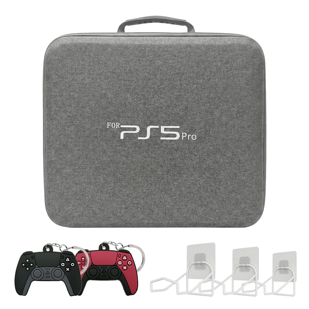 PS5 플스5 여행용 가방 케이스 듀얼센스2대 수납 파우치 프로백 - 상품 이미지