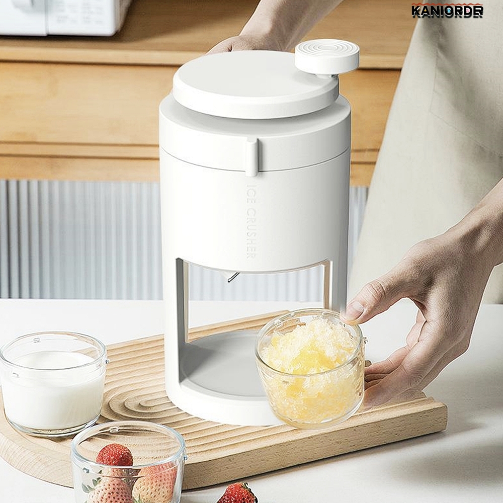 수동 빙수기 가정용 스무디 기계 수제 팥빙수 얼음 분쇄기 - 상품 이미지