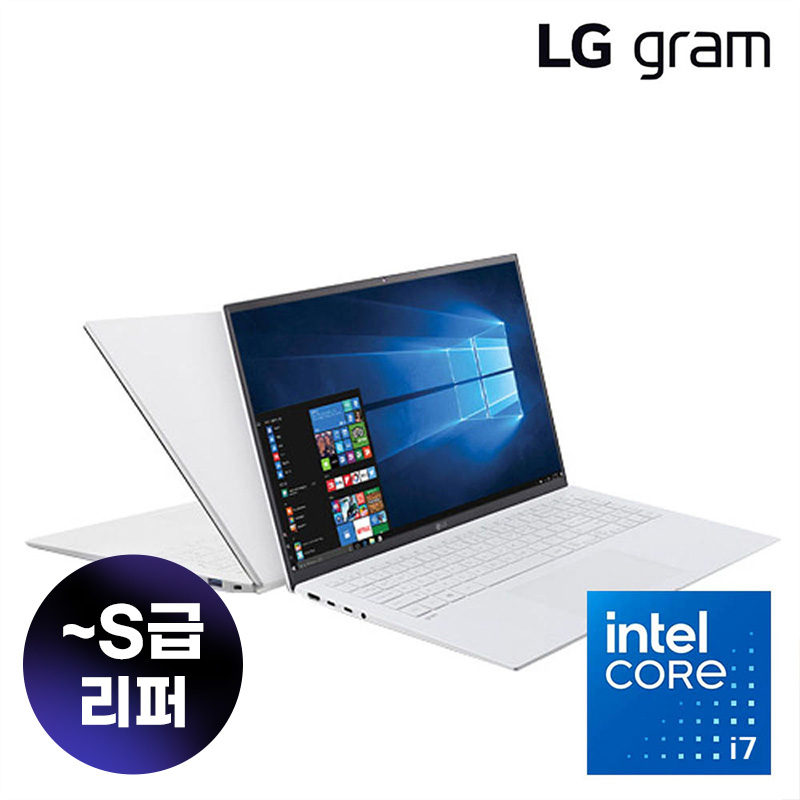 LG그램16 코어i7(11세대) 램 16G SSD 512G 윈도우11 프로 16Z90P,16ZD90P - 메인 이미지