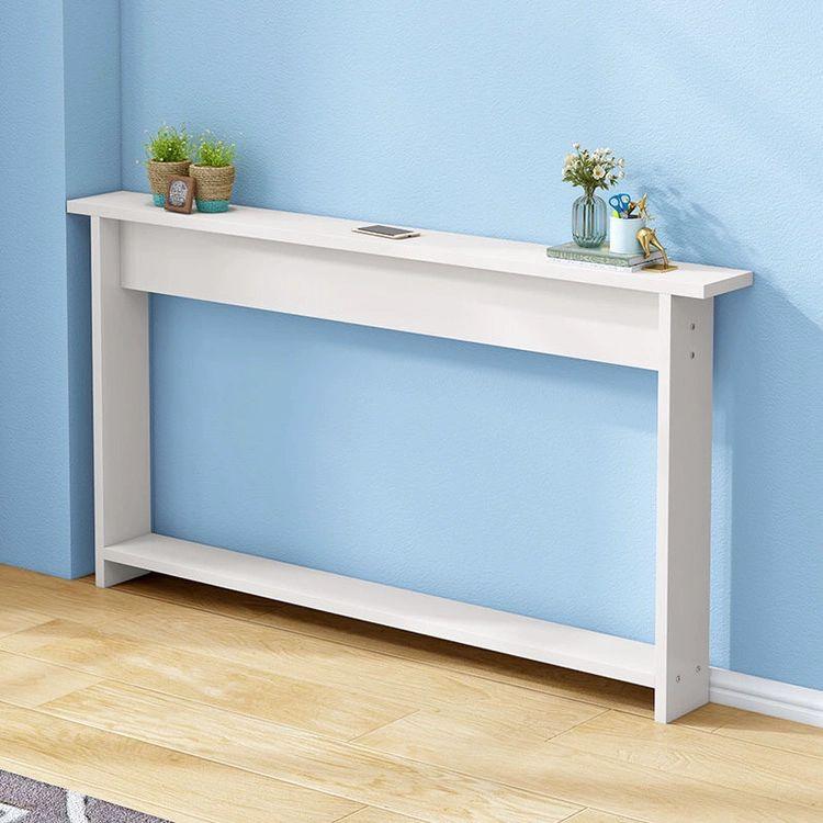 좁고긴 테이블 슬림 쇼파뒤 긴탁자 침대 진열대 선반 원목 가구 100cm 65cm - 상세 이미지 2