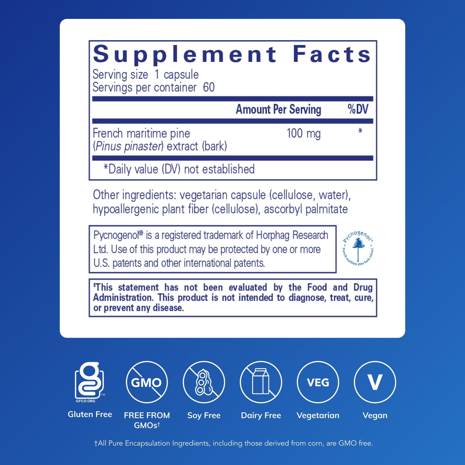 미국산 피크노제놀 100mg 프랑스 원료 60타블렛 - 상세 이미지 5