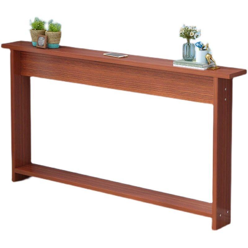 좁고긴 테이블 슬림 쇼파뒤 긴탁자 침대 진열대 선반 원목 가구 100cm 65cm - 상세 이미지 5