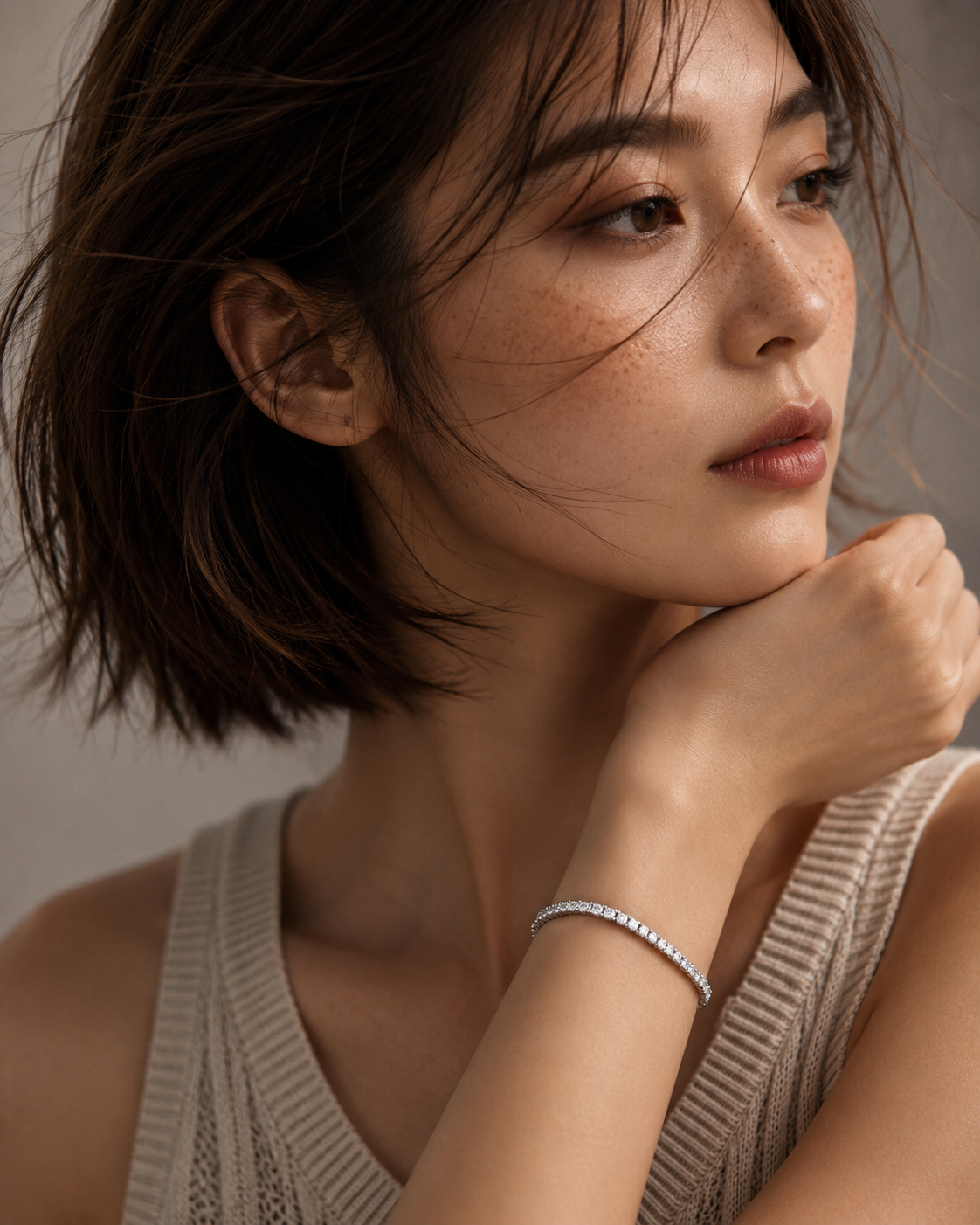 오레피나 14K 랩다이아 테니스 팔찌 2.75mm 4프롱 - 상세 이미지 2