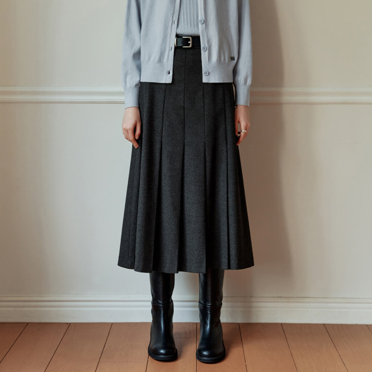 제로스트릿 [제로스트릿] 체르니 플리츠 스커트 CHERNI PLEATED SKIRT 2컬러 - 최저가 80,000원