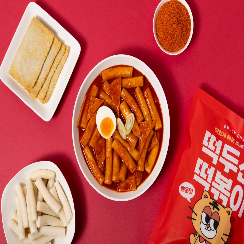 떡두산 옛날 학교앞 매운 즉석 떡볶이 밀키트 2인분 이미지 6