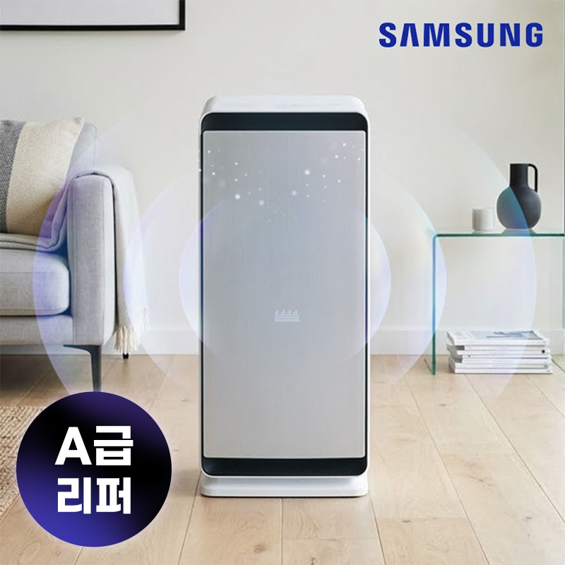 삼성전자 큐브 무풍 공기청정기 30평형 화이트 99.999% 7중 초순도 청정 - 상품 이미지