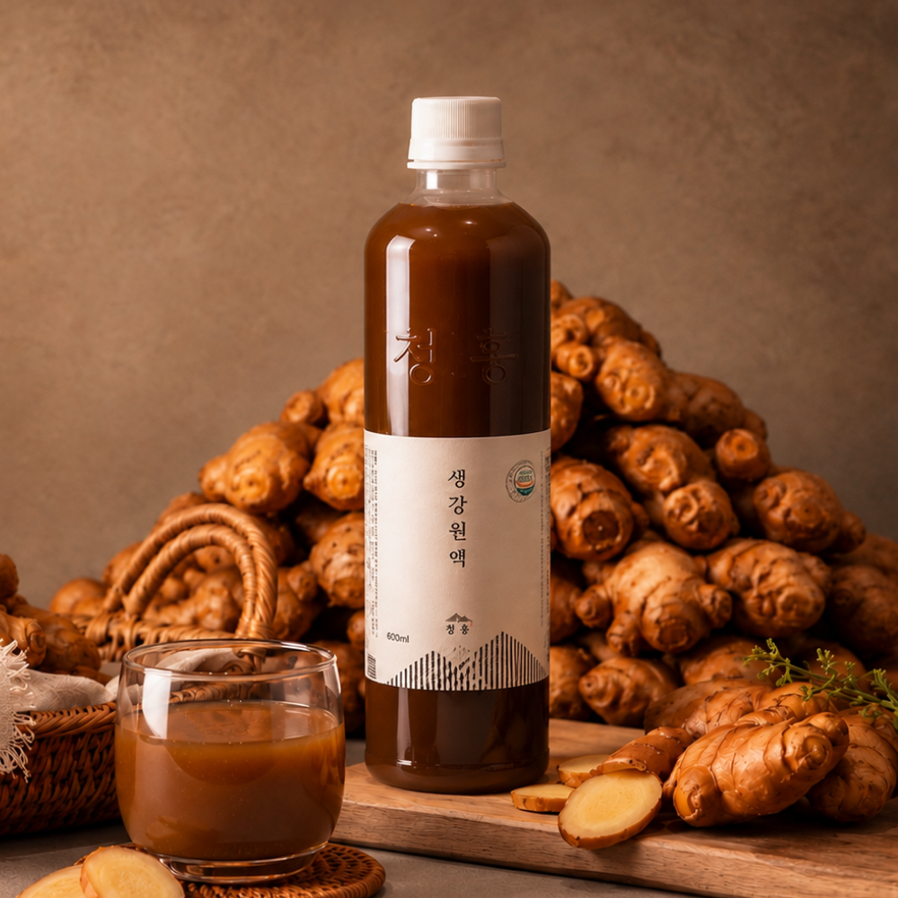 청농 생강청 생강차 수제 원액 740g, 2개 - 상품 이미지