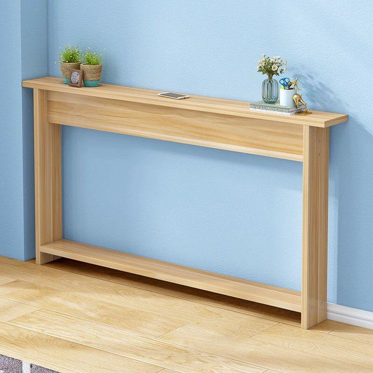 좁고긴 테이블 슬림 쇼파뒤 긴탁자 침대 진열대 선반 원목 가구 100cm 65cm - 상세 이미지 4
