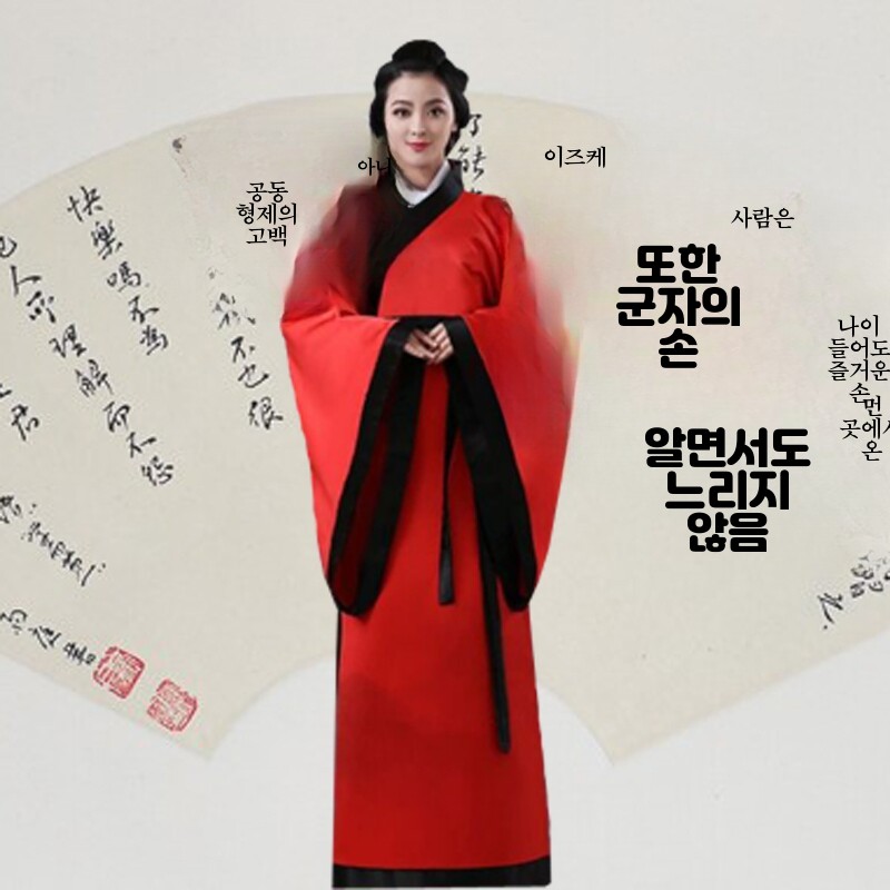 중국 무사복 의상 무협 화랑 복장 사극 도령 호위무사 학자 할로윈 코스튬 - 상세 이미지 5
