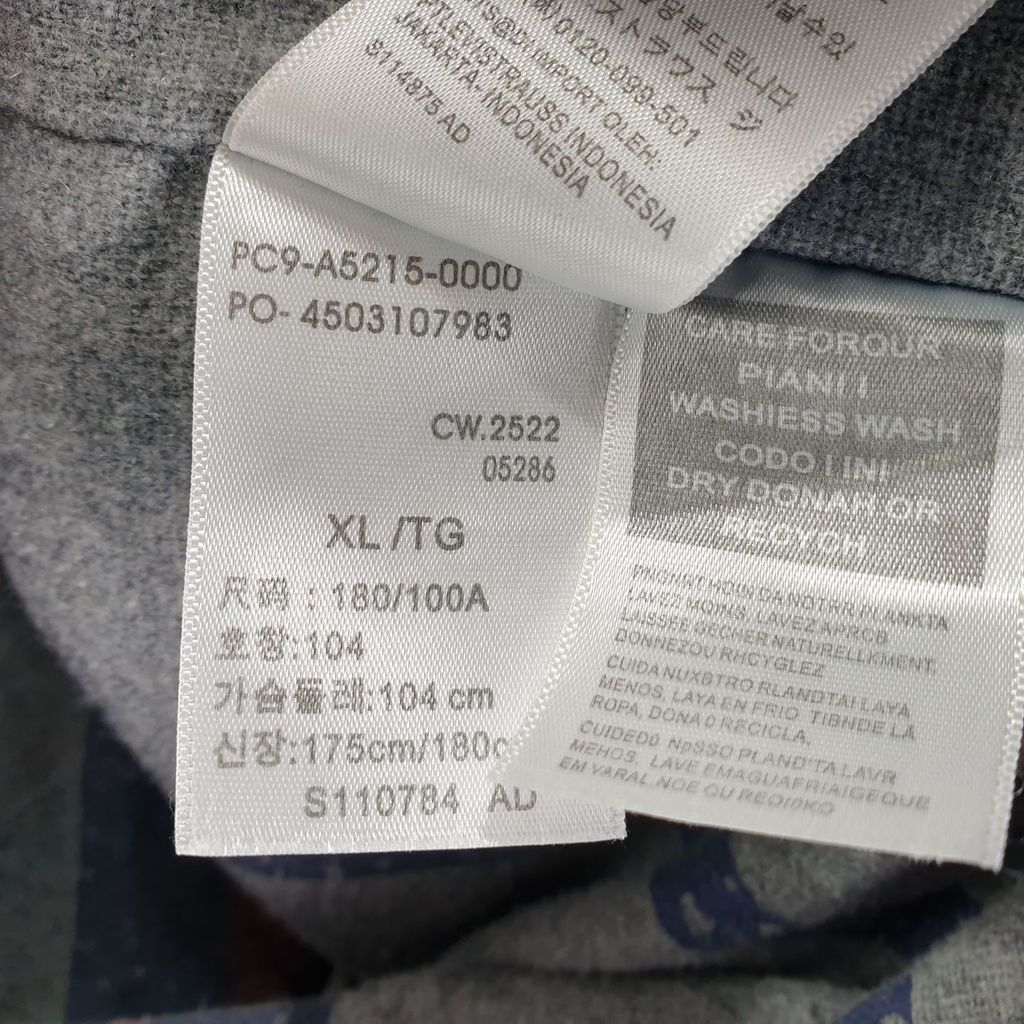 리바이스 블루 남자 XL 스투시 데님 자켓 O4684 이미지 6