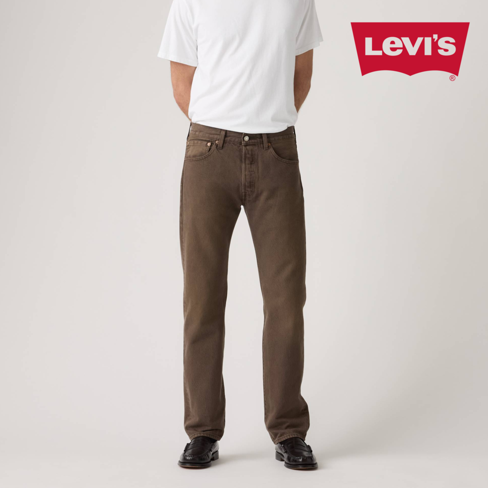 리바이스 501 오리지널 남성 청바지 데님 Brown Times Garment Dye - 상품 이미지