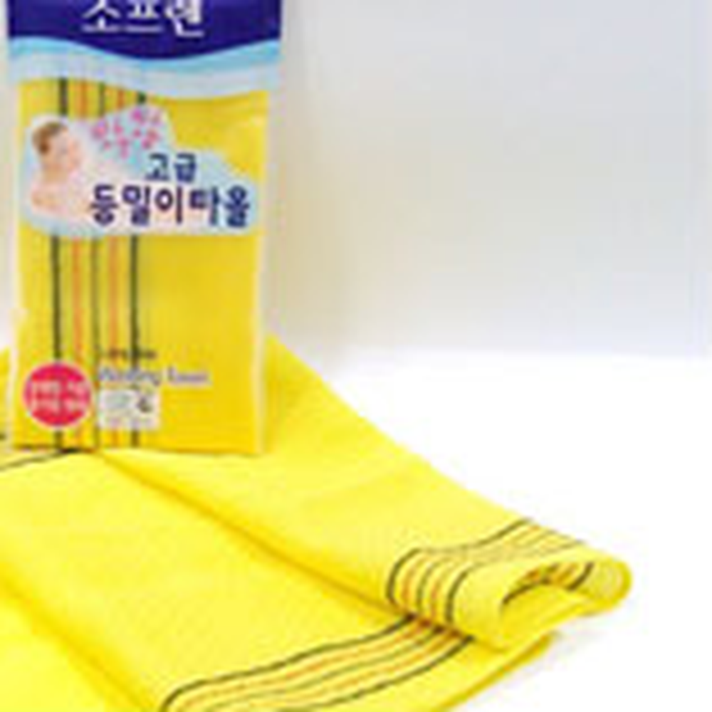 소프렌샤워용샤워타월 긴때수건각질제거등밀이타올 시원한피부세정목욕때타올 - 상세 이미지 3
