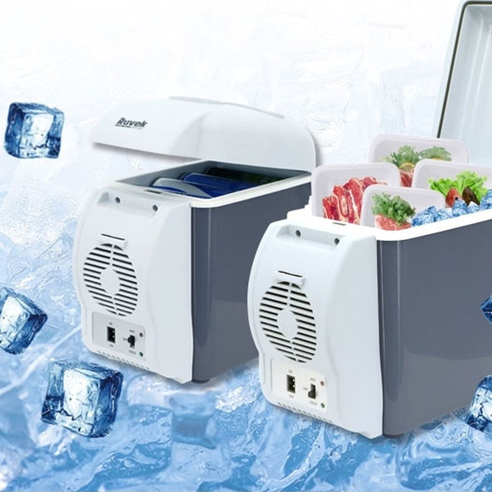 저소음차량용냉장고 열손실방지캠핑용휴대용냉온장고 어깨끈레져용 7.5리터 12V - 상세 이미지 4
