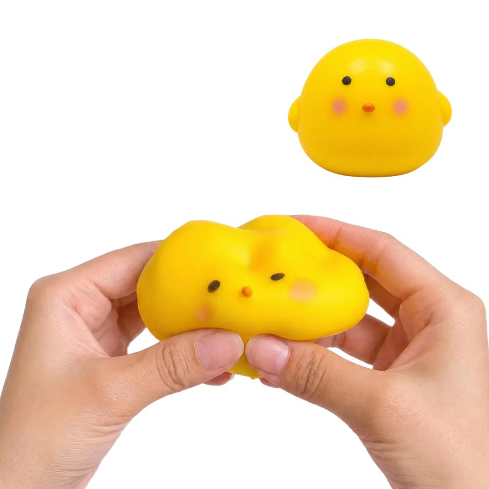 빌리네집 병아리 크런치 슬랑이 + 커버증정 슬라임 말랑이 스퀴시 - 상세 이미지 3