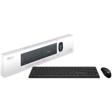 MSI FORGE K200 무선 키보드 마우스 세트