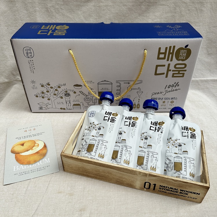 배다움 국내산 100% 배즙 100ml 배주스 10팩 20팩 - 상세 이미지 5