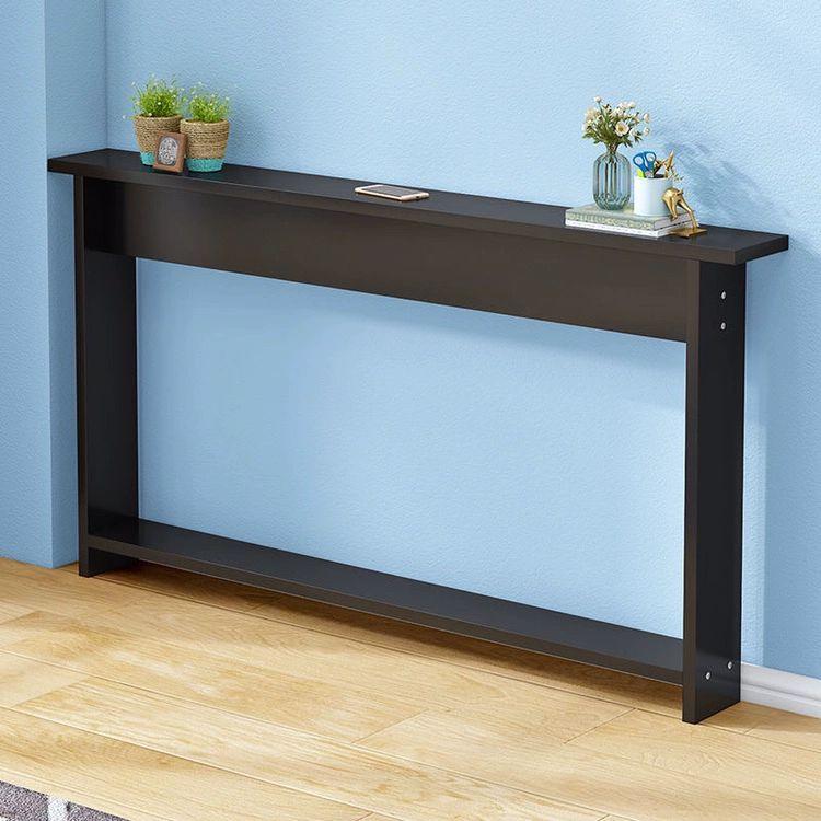 좁고긴 테이블 슬림 쇼파뒤 긴탁자 침대 진열대 선반 원목 가구 100cm 65cm - 상세 이미지 3