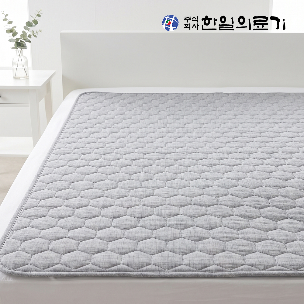 한일의료기 탄소매트 전기매트 프리볼트 온열 장판 여행용 캠핑 1인용 미니싱글 머스트그레이 상품 이미지