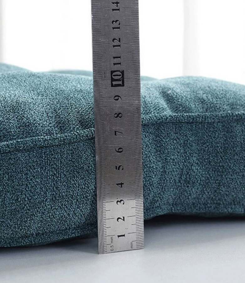 40 45cm 두꺼운 대형 사각 원형 방석 쿠션 좌식 명상 푹신한 카페 - 상세 이미지 4