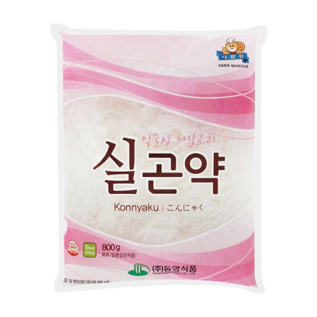OS협력사 라온샆 업소용 다람쥐 실곤약 800g 곤약면요리 저칼로리라면 곤약샐러드
