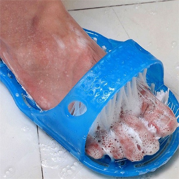 마사지 각질 제거기 발바닥 세척 슬리퍼 욕실 간편 청소 - 상품 이미지