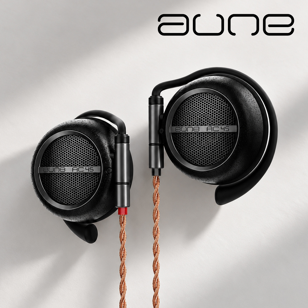 AUNE AC45 귀에거는이어폰 유선 줄 3.5mm - 상품 이미지
