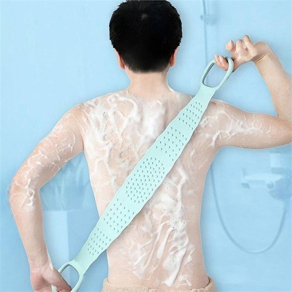 양면 실리콘 때 타올 등밀이 실리콘 타올 때밀이 욕실 목욕 - 상품 이미지