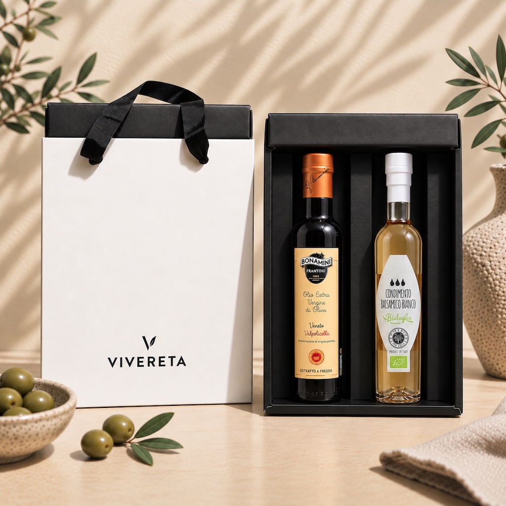 카스텔리 유기농 발사믹식초 +보나미니 발폴리첼라 올리브오일 선물세트 250ml 추석 명절 - 상품 이미지