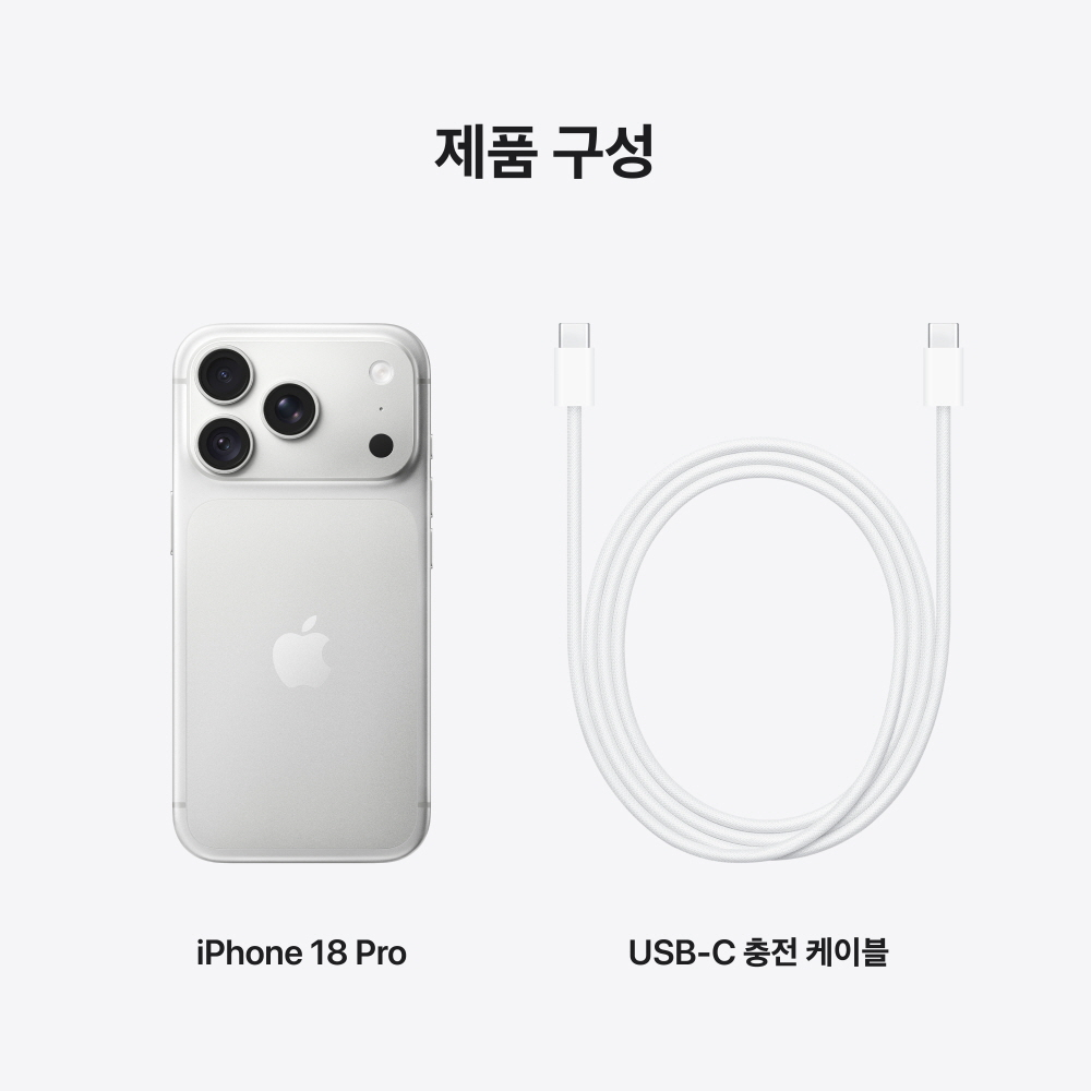 (3차 예약) 애플 아이폰 18 프로 자급제 256GB, 실버 상품 이미지
