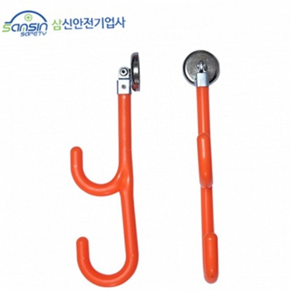 180도 다용도 걸이 2구 회전 자석식 후크 선반용 강력 - 상세 이미지 2