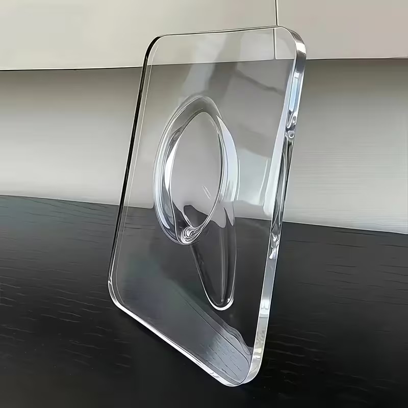 3D 투명 아크릴 액자 화분 화병 꽃병 생화 조화 꽃 사무실 책상 집 꾸미기 인테리어 소품 - 상세 이미지 4