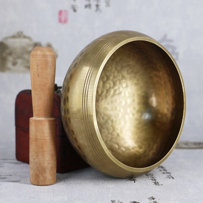 싱잉볼 티벳 명상 씽잉볼 좌종 요가종 명상종 13cm - 상품 이미지